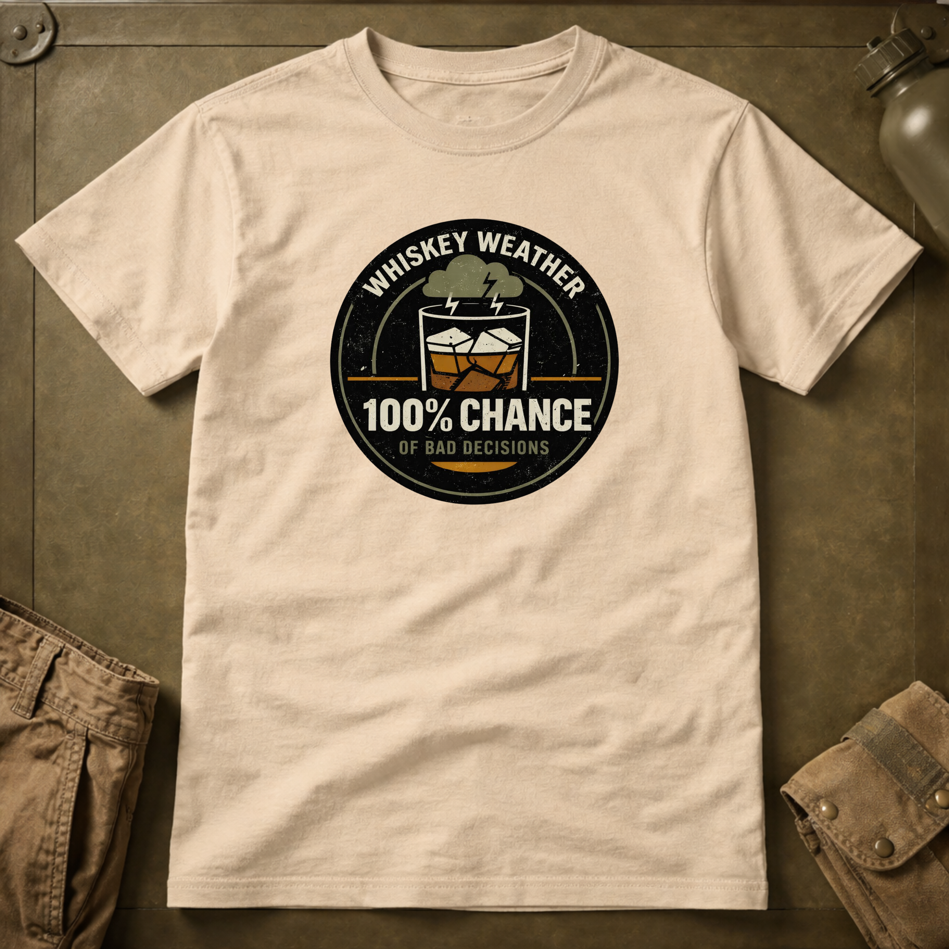 Whiskey Weather 100% Chance T-shirt