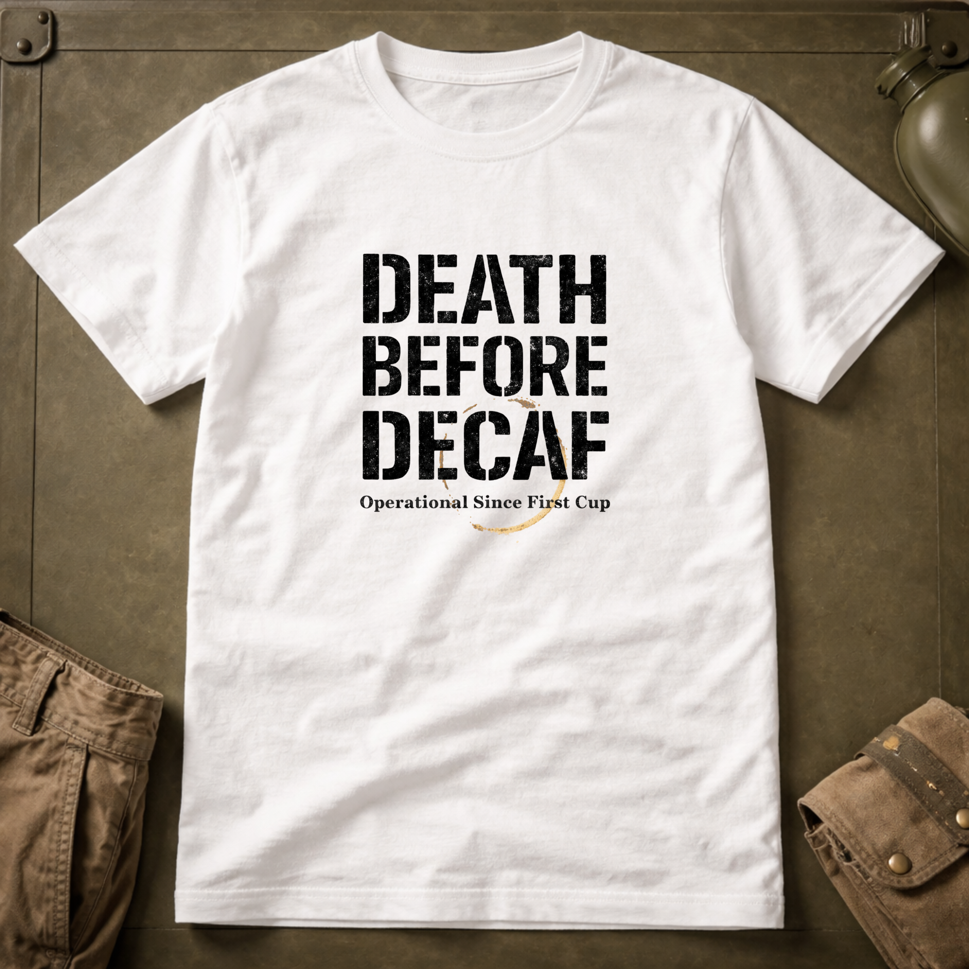Death Before Decaf T-Shirt