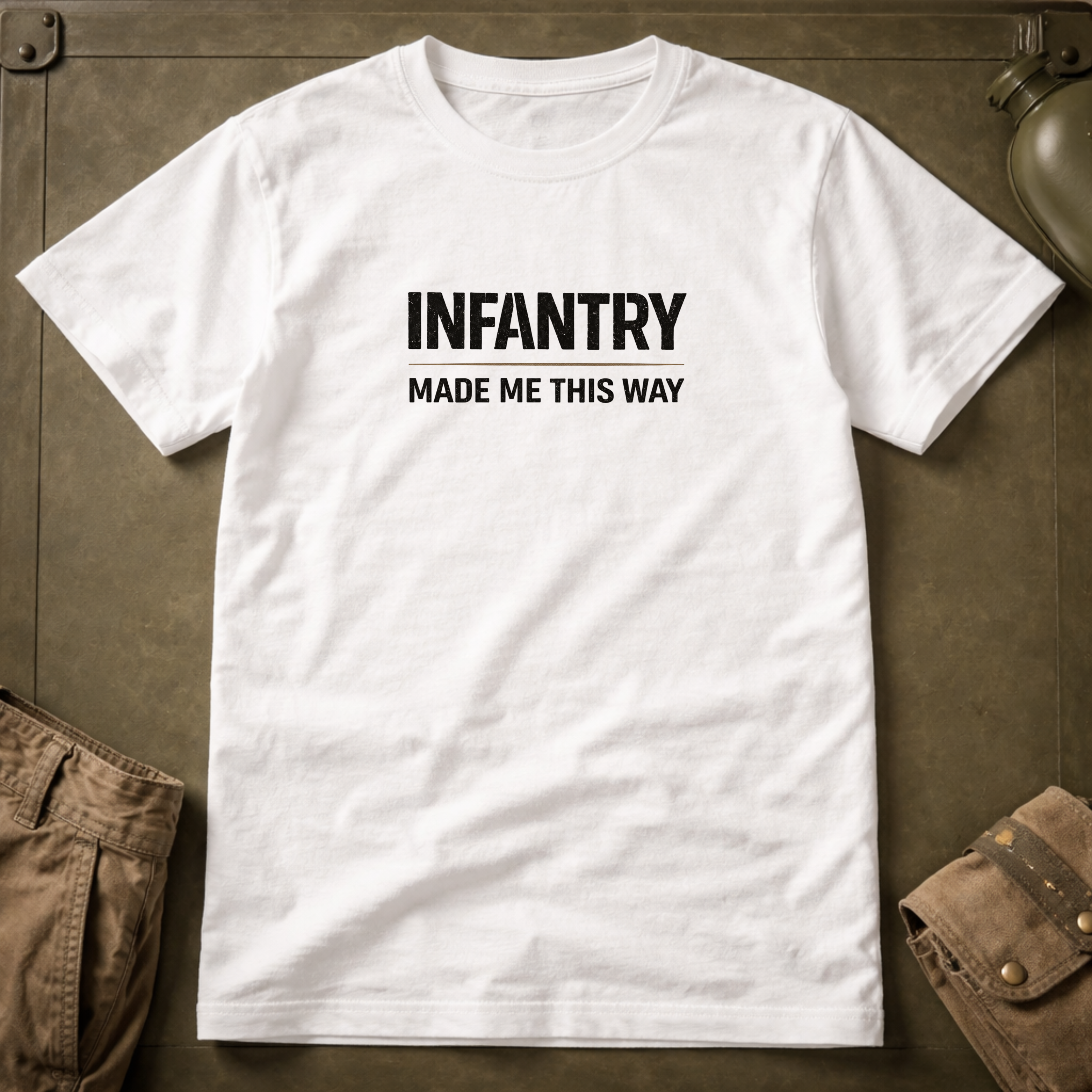 Infantry Made Me This Way T-Shirt