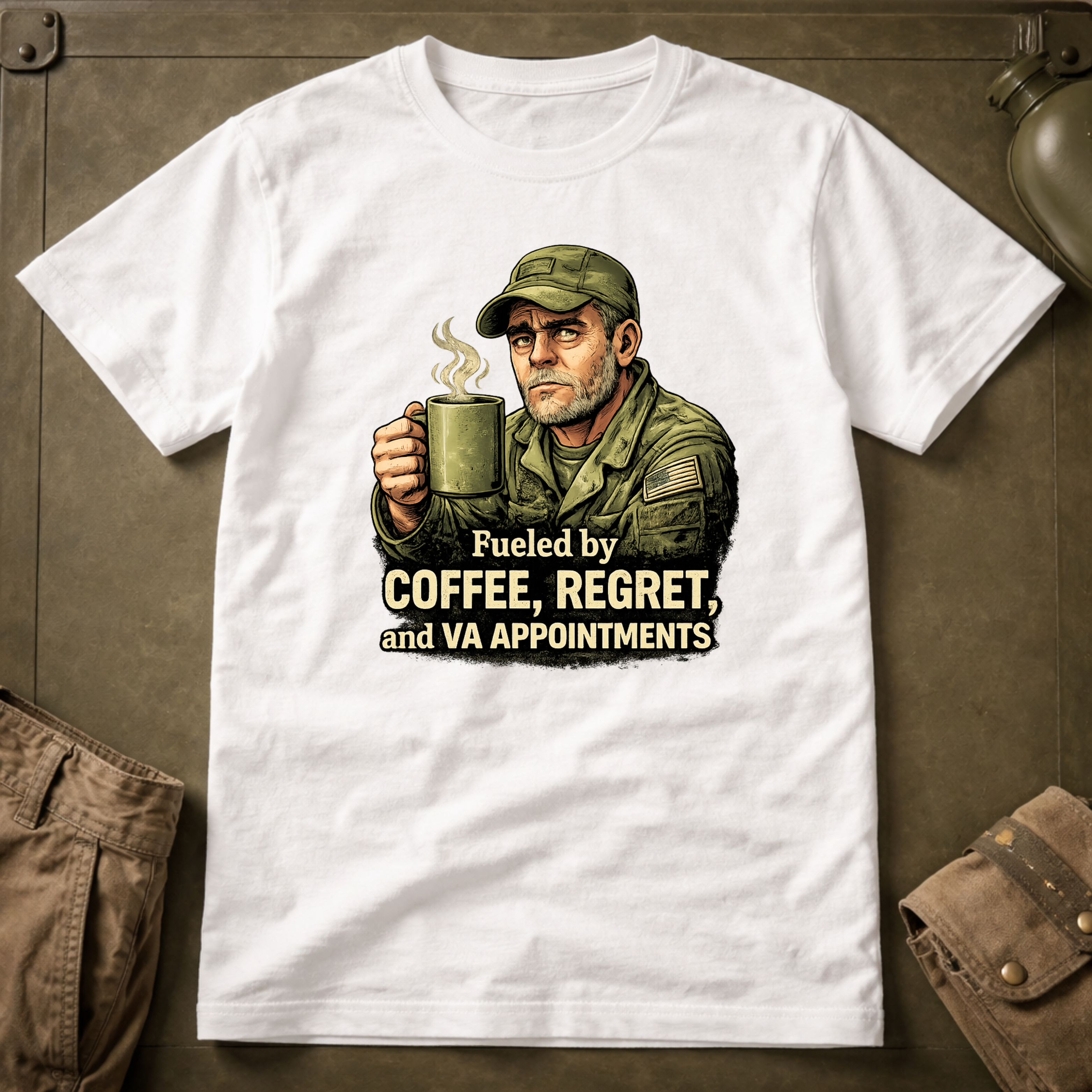 Fueled by Coffee And Regret T-Shirt
