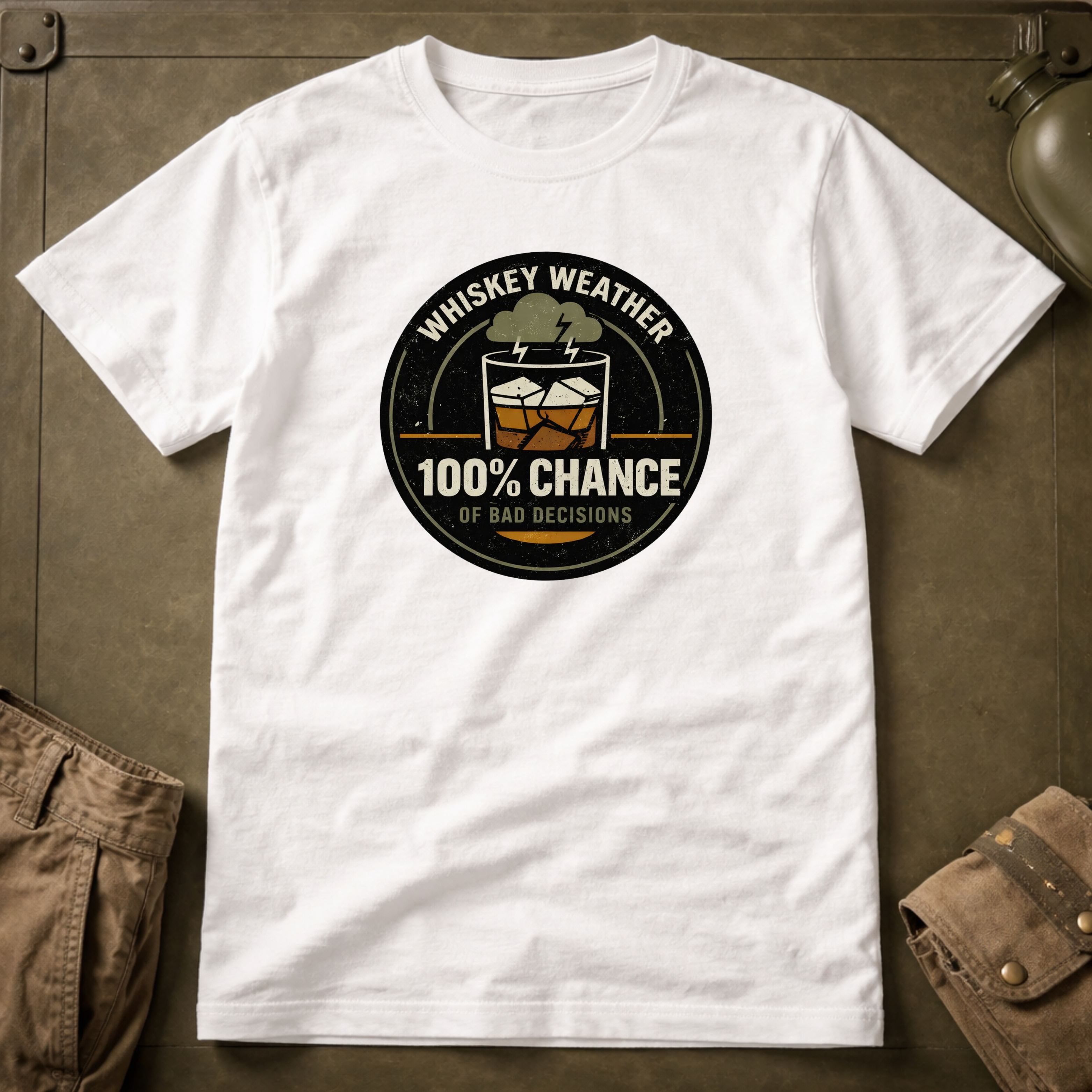 Whiskey Weather 100% Chance T-shirt