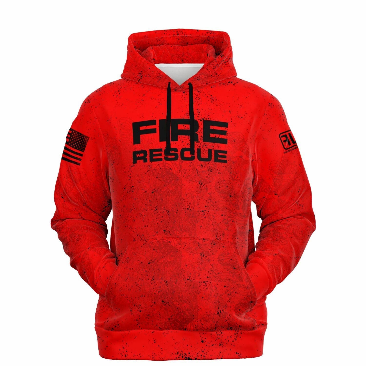 Fire Rescue Firefighter Hoodie