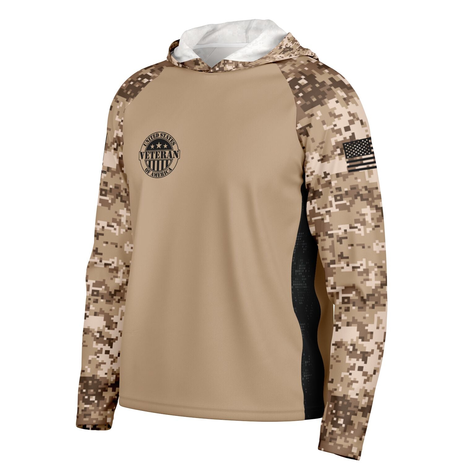 Men's Long Sleeve Hooded War Daddy Performance Shirt copy