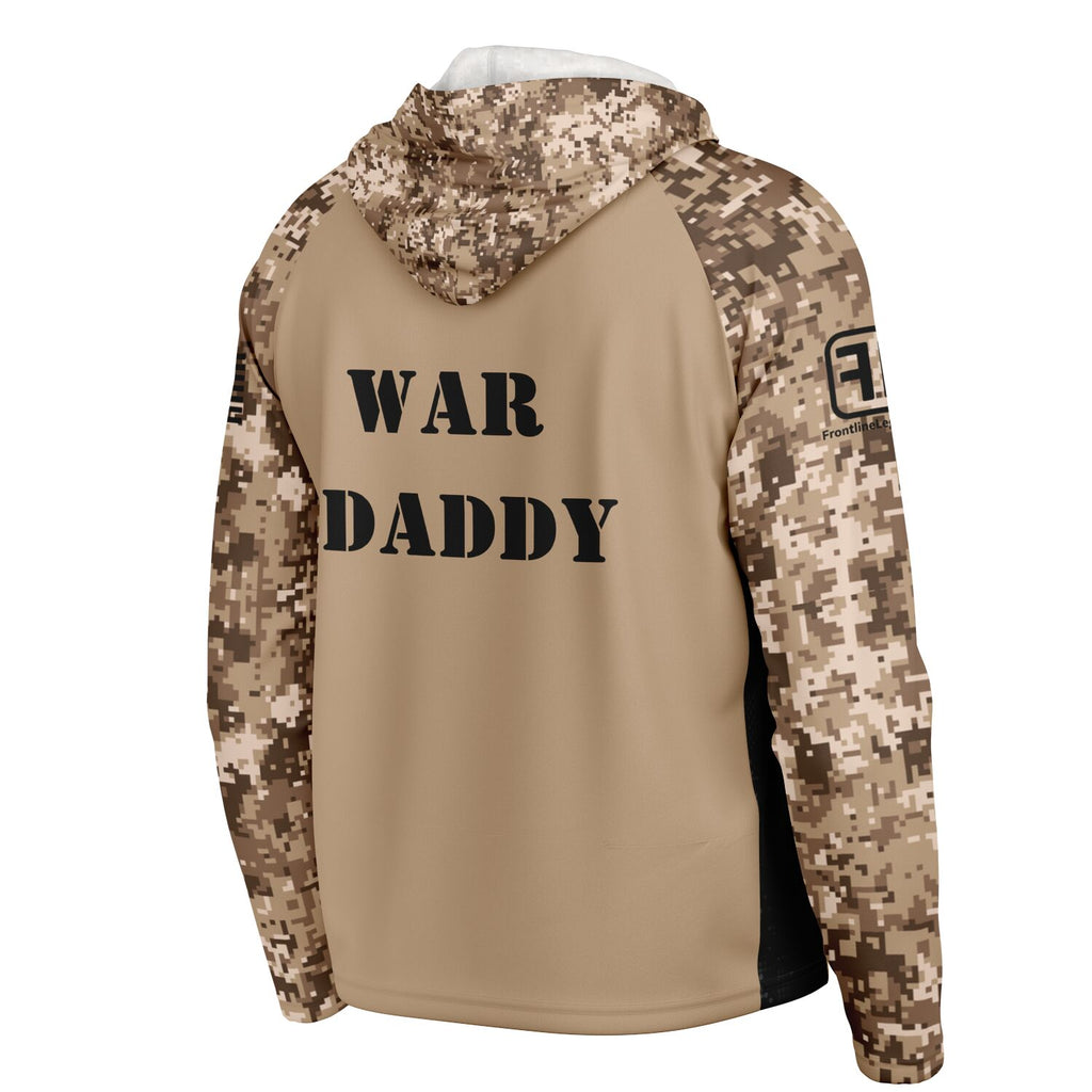 Men's Long Sleeve Hooded War Daddy Performance Shirt copy