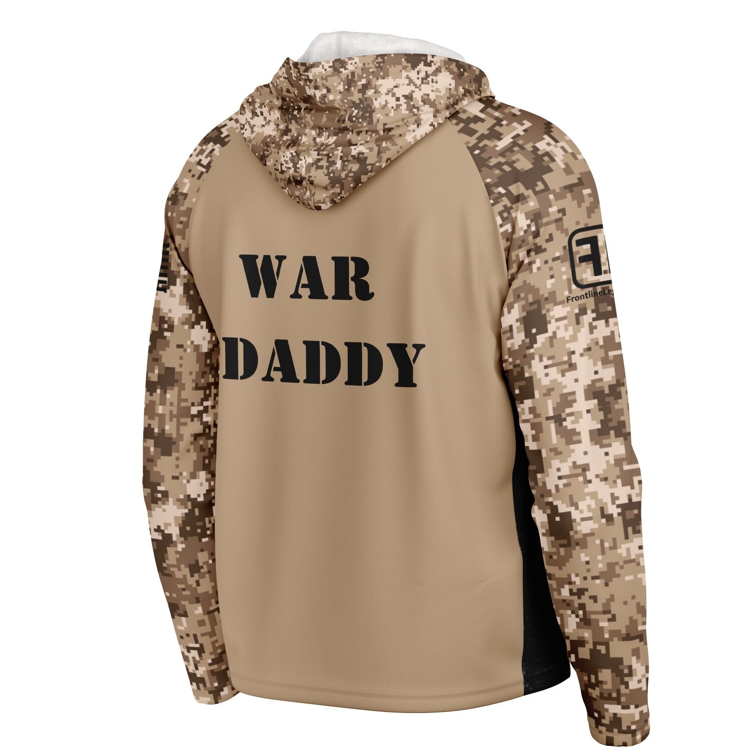 Men's Long Sleeve Hooded War Daddy Performance Shirt copy