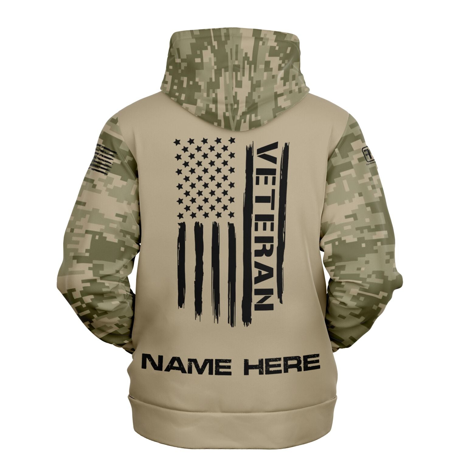 Veteran Flag Personalized Veteran Hoodie