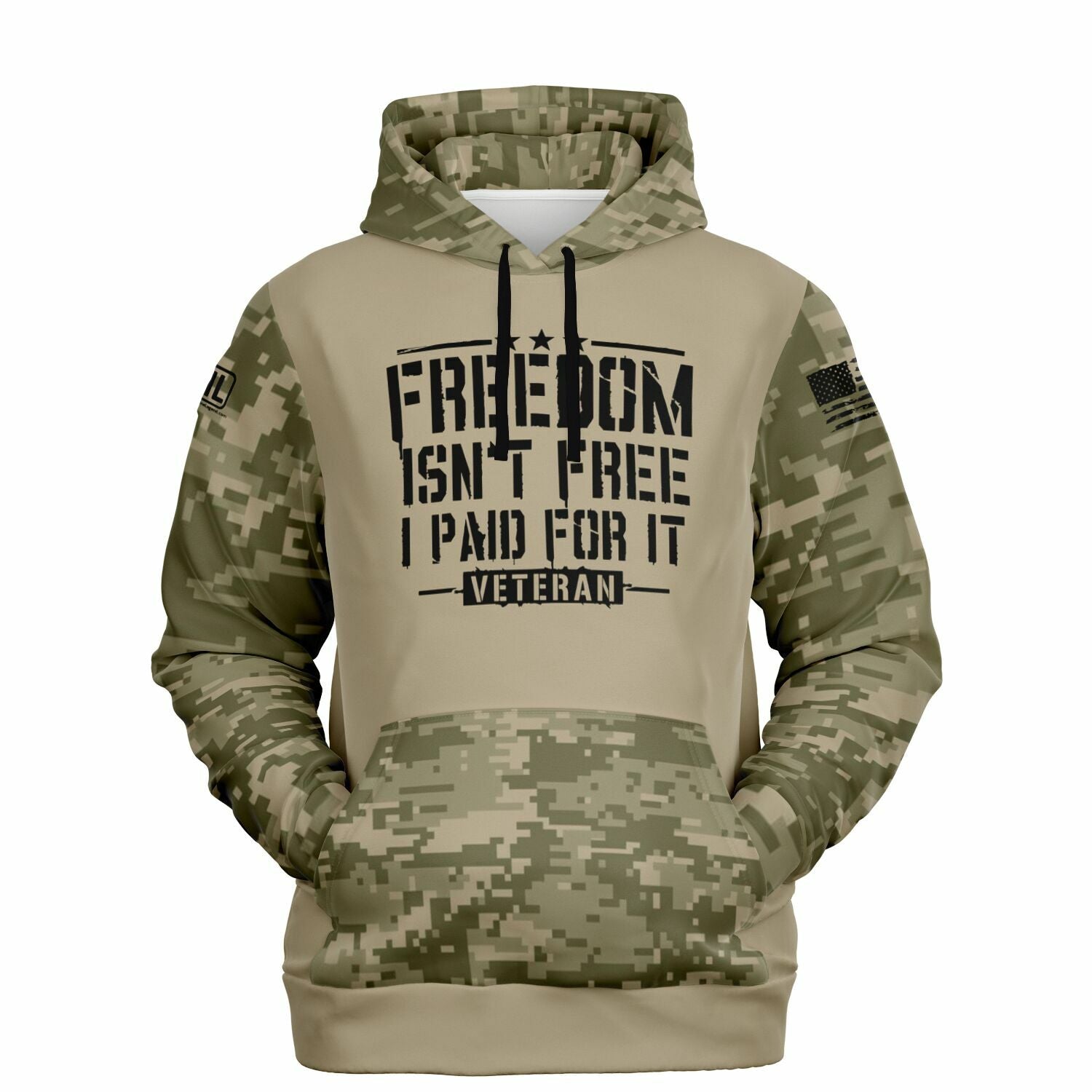 Freedom Isn't Free I Paid For It Personalized Veteran Hoodie