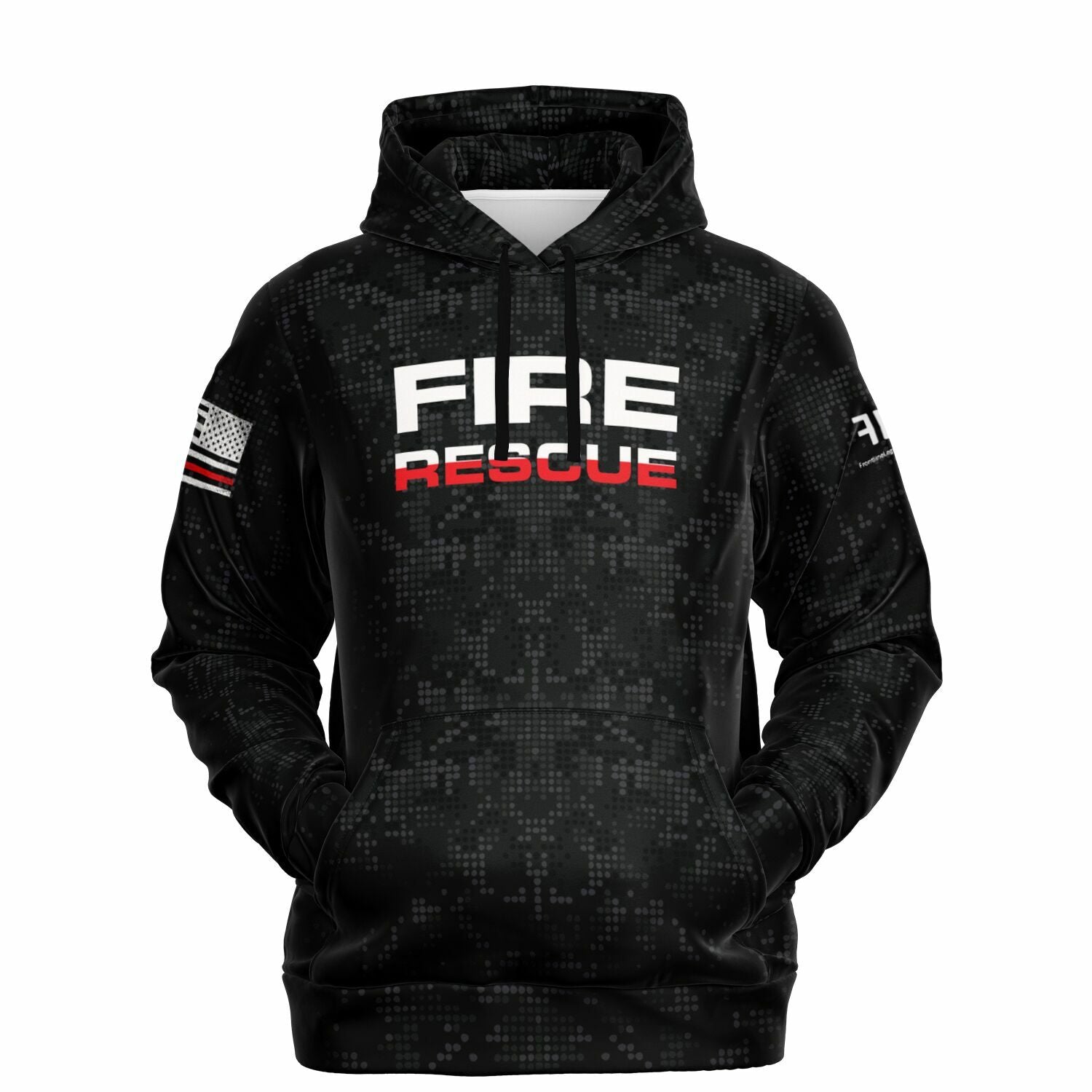 Fire Rescue Personalized Firefighter Hoodie