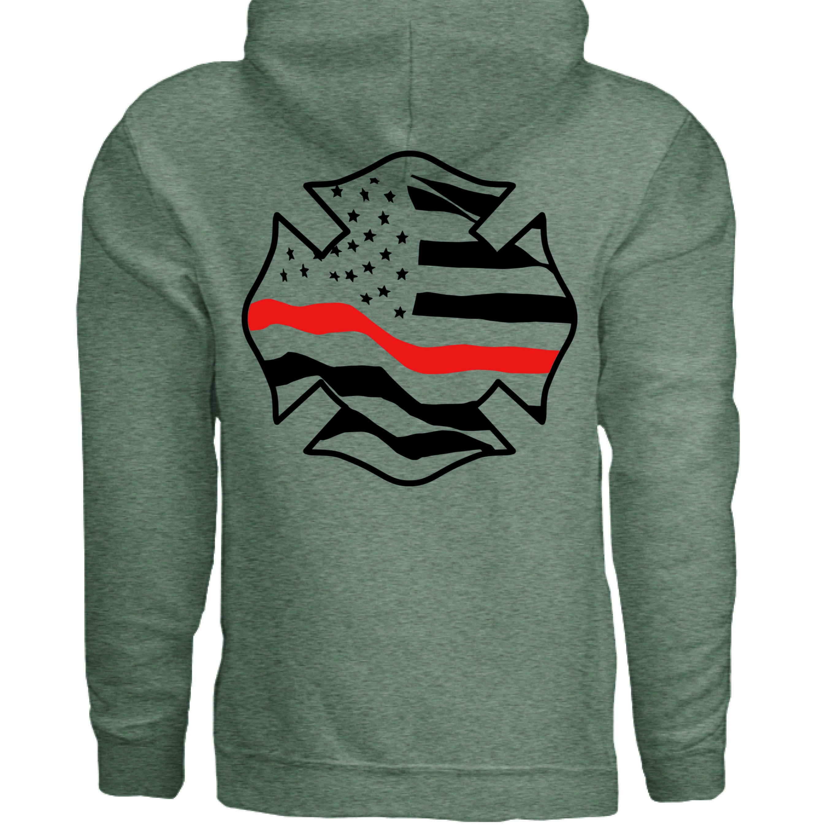 Heather Sport Dark Green - BACK